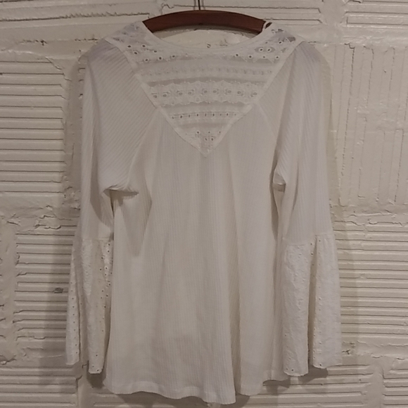 Free People Boho shirt long sleeved size small - Picture 5 of 6